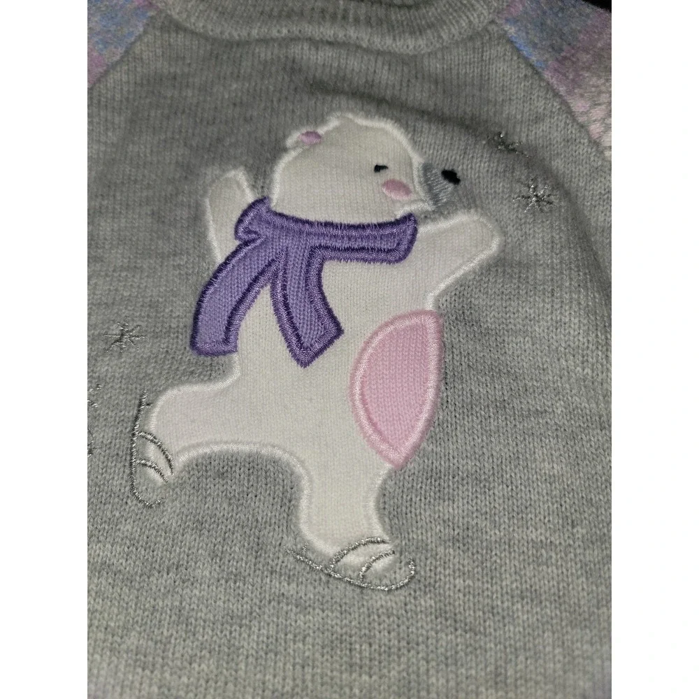 Gymboree layette line cubs and hugs bear sweater dress‎ size 12 18 months